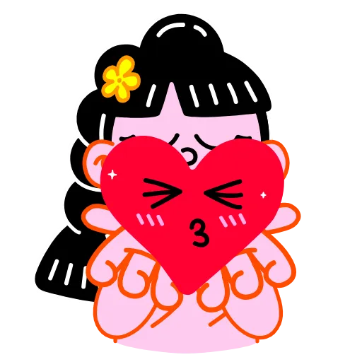 😘 Стикер «Hi, Eva» для Telegram