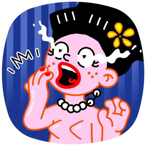 😨 Стикер «Hi, Eva» для Telegram