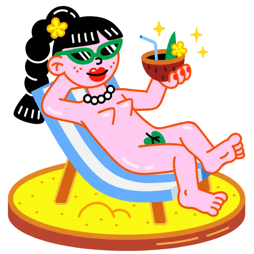 ⌛️ Стикер «Hi, Eva» для Telegram
