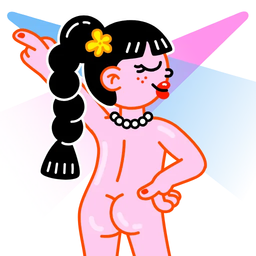 💃 Стикер «Hi, Eva» для Telegram