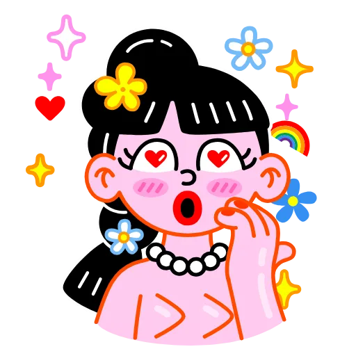 😍 Стикер «Hi, Eva» для Telegram