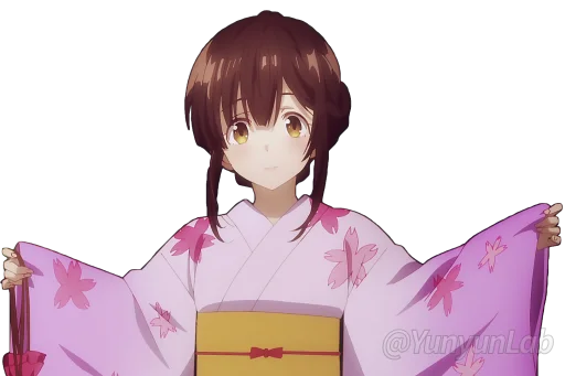 👘 Стикер «Hige wo Soru. Soshite Joshikousei wo Hirou.» для Telegram