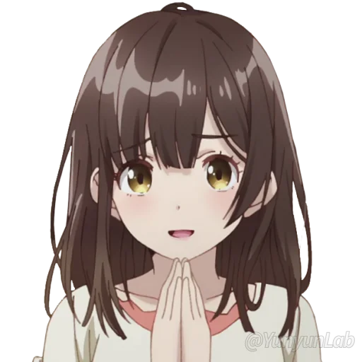 🙏 Стикер «Hige wo Soru. Soshite Joshikousei wo Hirou.» для Telegram