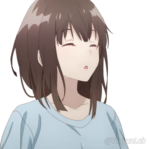 🌬 Стикер «Hige wo Soru. Soshite Joshikousei wo Hirou.» для Telegram