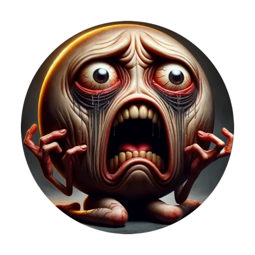 😦 Стикер «High on Cringe В ярости» для Telegram