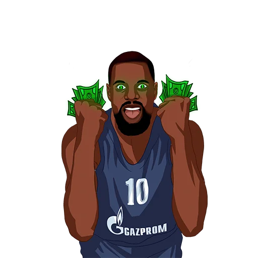 🤑 Стикер «Zenit emoji» для Telegram