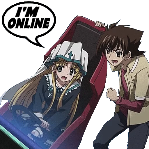 👾 Стикер «HIGH SCHOOL DXD» для Telegram