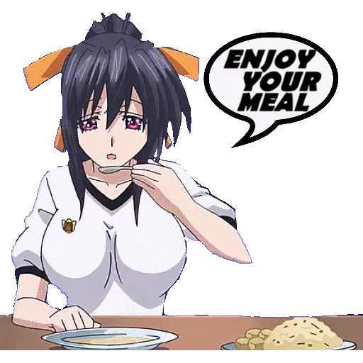 🥘 Стикер «HIGH SCHOOL DXD» для Telegram