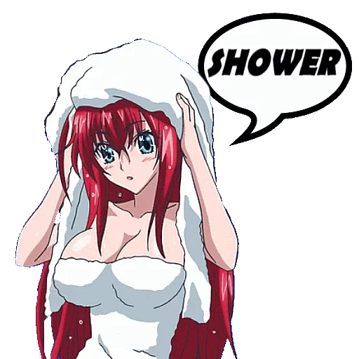 🚿 Стикер «HIGH SCHOOL DXD» для Telegram