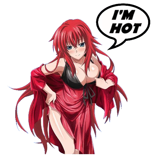 🌞 Стикер «HIGH SCHOOL DXD» для Telegram