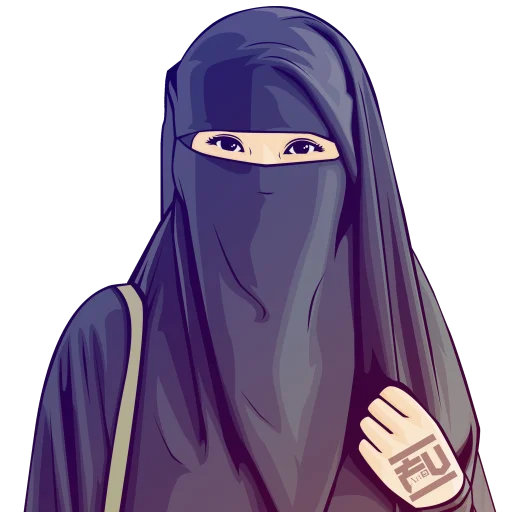 Стикерпак hijab-tyan для Telegram — скачать