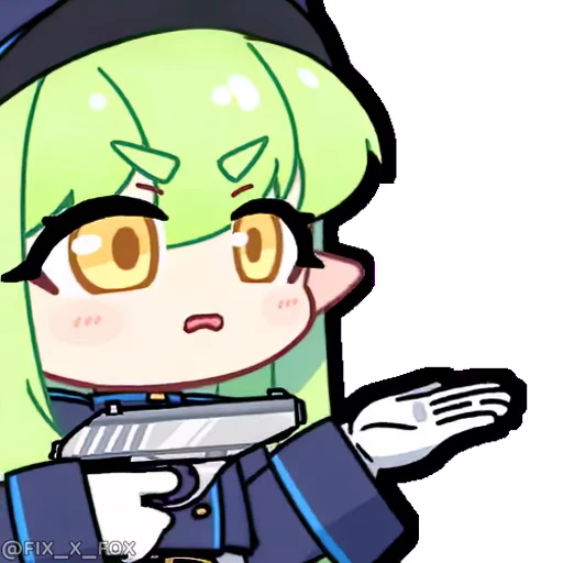 🔫 Стикер «Hikari and Nozomi» для Telegram