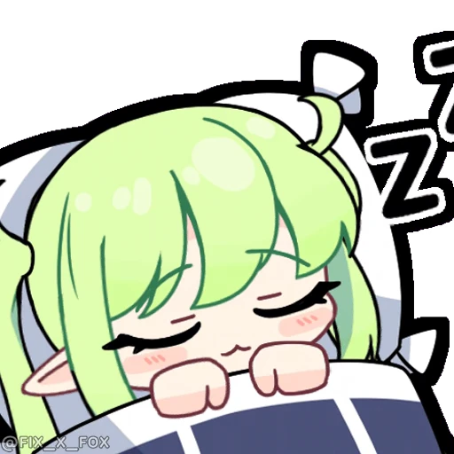 😴 Стикер «Hikari and Nozomi» для Telegram