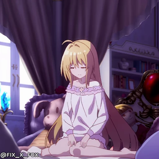🥱 Стикер «Hikikomari Kyuuketsuki no Monmon p1» для Telegram
