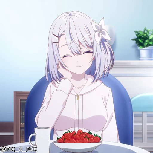 😋 Стикер «Hikikomari Kyuuketsuki no Monmon p1» для Telegram
