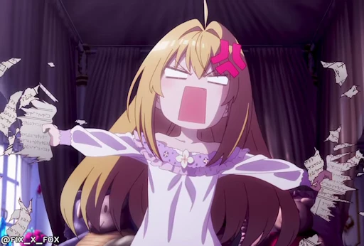 😡 Стикер «Hikikomari Kyuuketsuki no Monmon p1» для Telegram