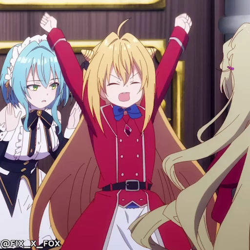 Стикерпак Hikikomari Kyuuketsuki no Monmon p2 для Telegram