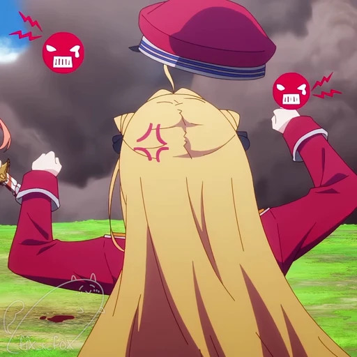 😡 Стикер «Hikikomari Kyuuketsuki no Monmon» для Telegram