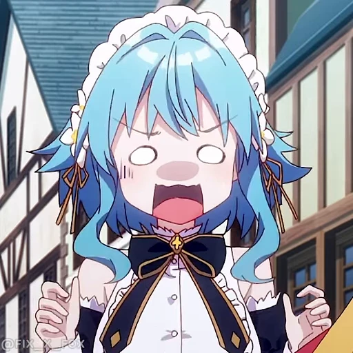 😱 Стикер «Hikikomari Kyuuketsuki no Monmon» для Telegram