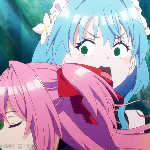 😳 Стикер «Hikikomari Kyuuketsuki no Monmon» для Telegram