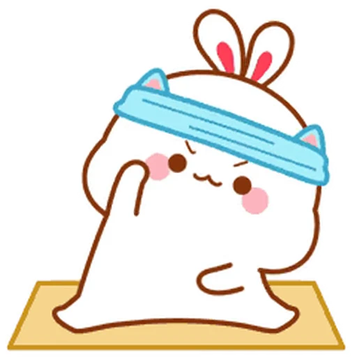 🏃‍♀️ Стикер «Hiko and Miko 1» для Telegram
