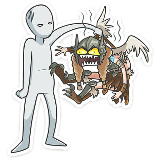 🤬 Стикер «Хильда» для Telegram