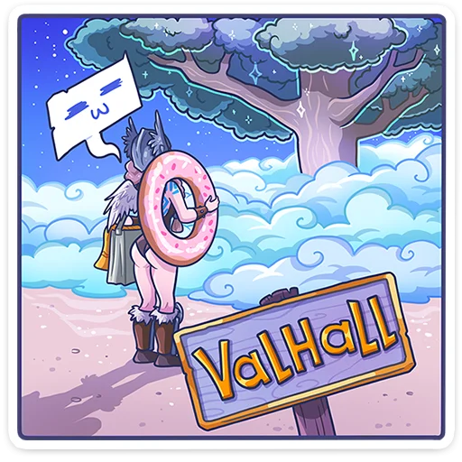 ⭐ Стикер «Хильда» для Telegram