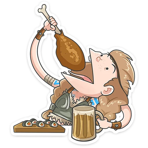 ⭐ Стикер «Хильда» для Telegram