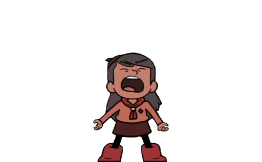 😡 Стикер «Hilda» для Telegram