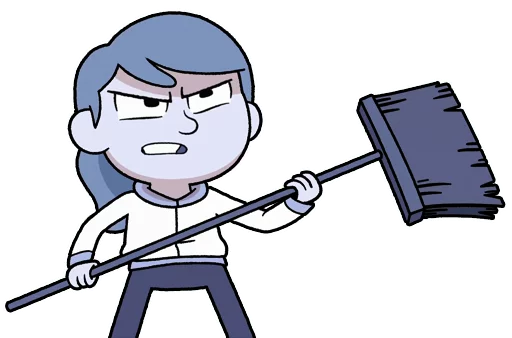 😡 Стикер «Hilda» для Telegram