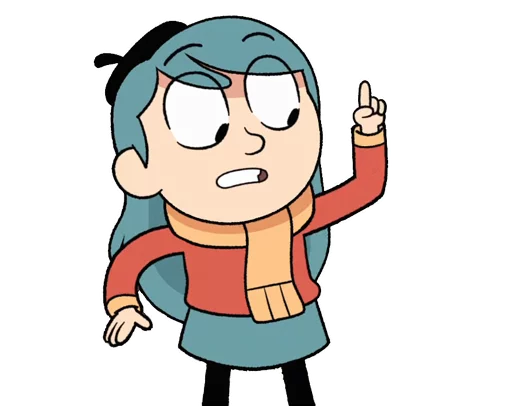 ☝️ Стикер «Hilda» для Telegram