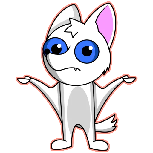 🤷‍♂️ Стикер «Hime» для Telegram