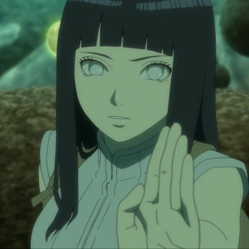🫐 Стикер «Hinata Hyuga» для Telegram