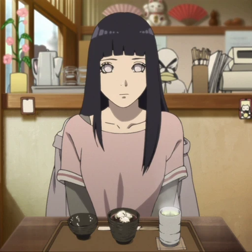 🫐 Стикер «Hinata Hyuga» для Telegram