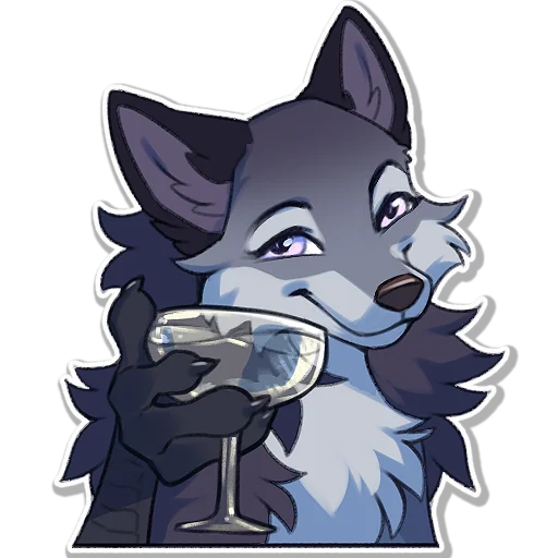 🍸 Стикер «Hioshi the enfield 2» для Telegram