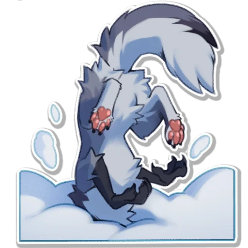 ❄️ Стикер «Hioshi the enfield 2» для Telegram