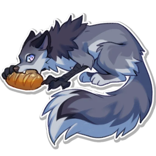 🥖 Стикер «Hioshi the enfield 2» для Telegram