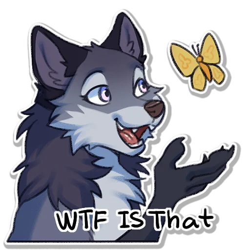 🦋 Стикер «Hioshi the enfield» для Telegram