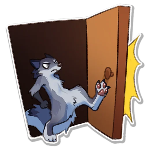 🚪 Стикер «Hioshi the enfield» для Telegram