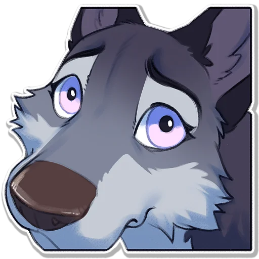 ☹️ Стикер «Hioshi the enfield» для Telegram