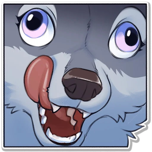 🥴 Стикер «Hioshi the enfield» для Telegram