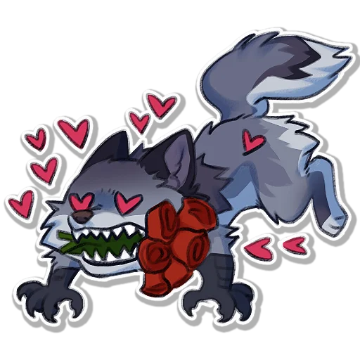 💖 Стикер «Hioshi the enfield» для Telegram