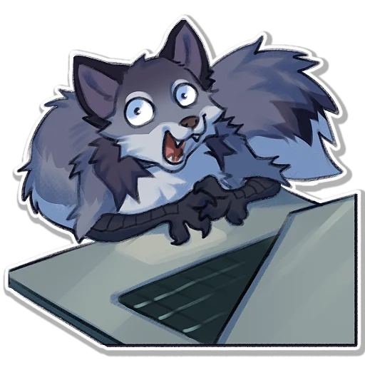 😈 Стикер «Hioshi the enfield» для Telegram
