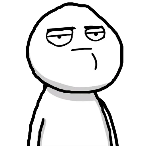 🫥 Стикер «what?» для Telegram
