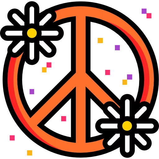 😋 Стикер «Хиппи Культура» для Telegram