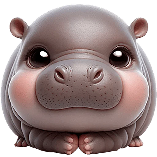 🥹 Стикер «Бегемотики» для Telegram