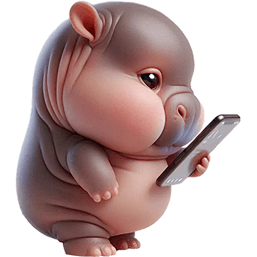 📱 Стикер «Бегемотики» для Telegram