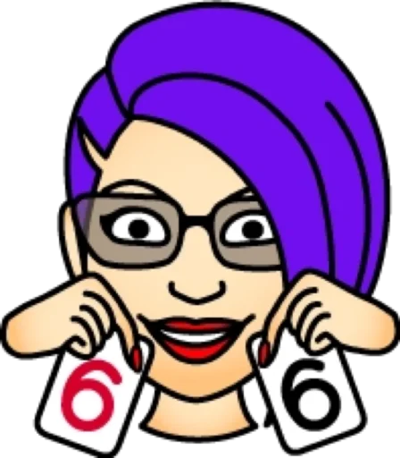 🃏 Стикер «Девушка» для Telegram