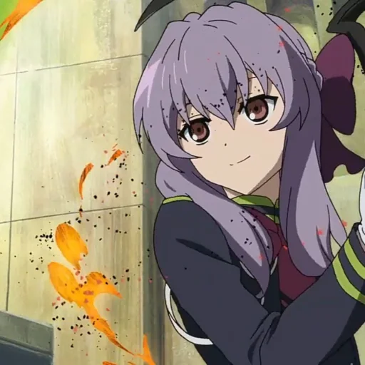 🗡 Стикер «shinoa Hiiragi» для Telegram