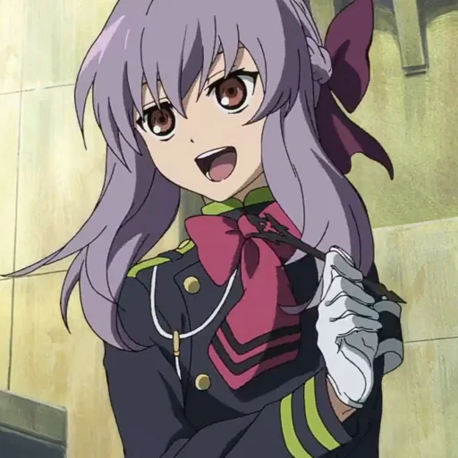 🗡 Стикер «shinoa Hiiragi» для Telegram